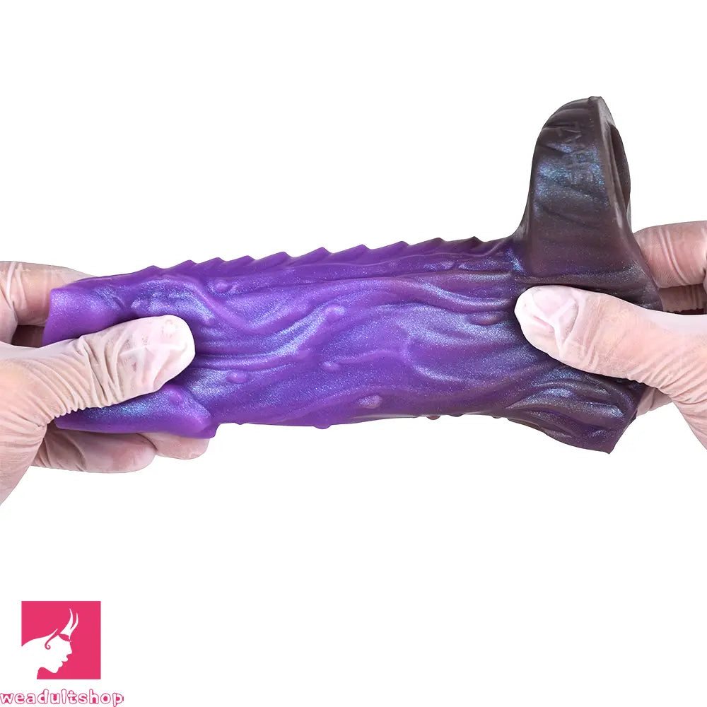 5.78in Beast Creature Fantasy Hollow Dildo Sleeve For Cock Enlargement
