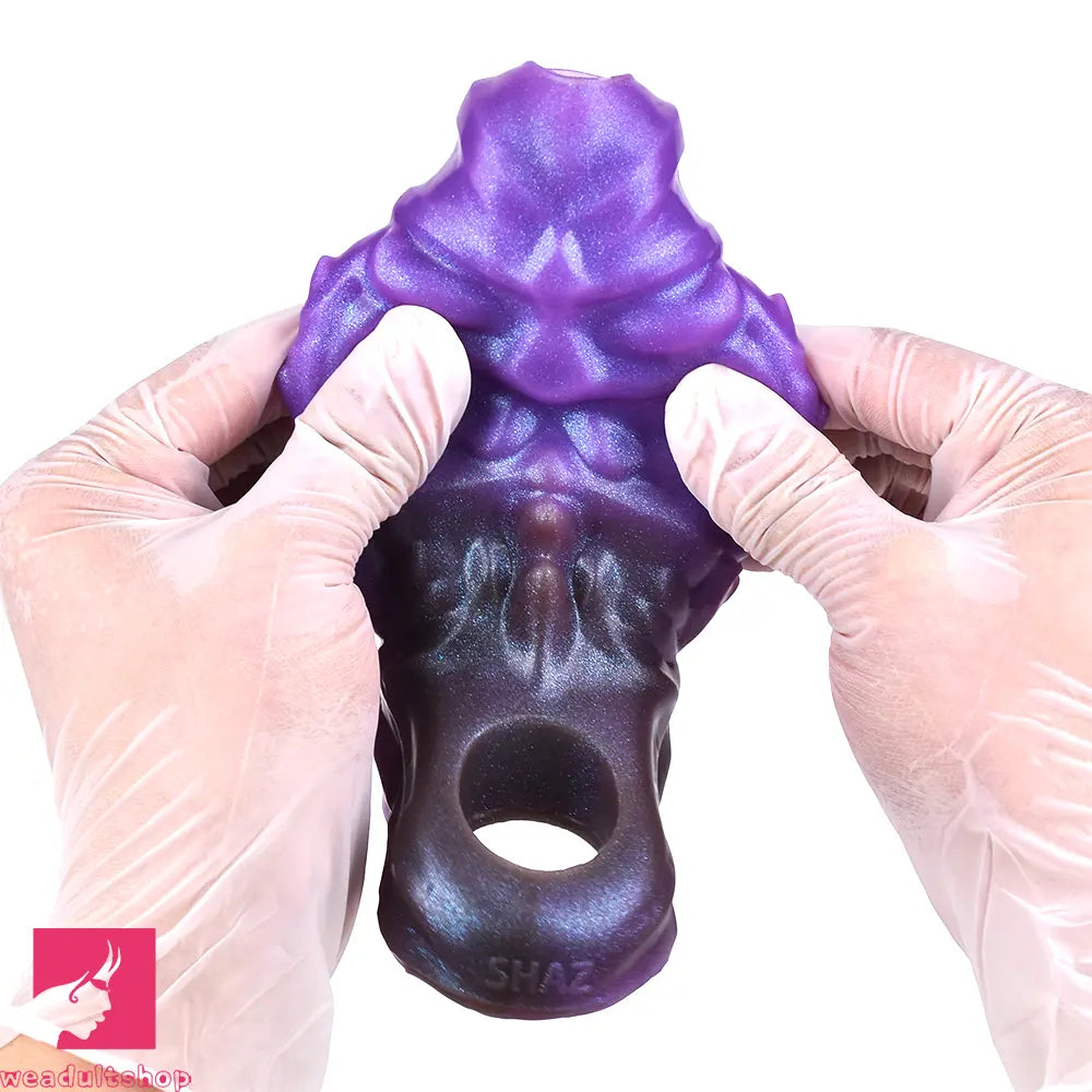 5.27in Dragon Beast Creature Fantasy Hollow Silicone Soft Dildo Sleeve