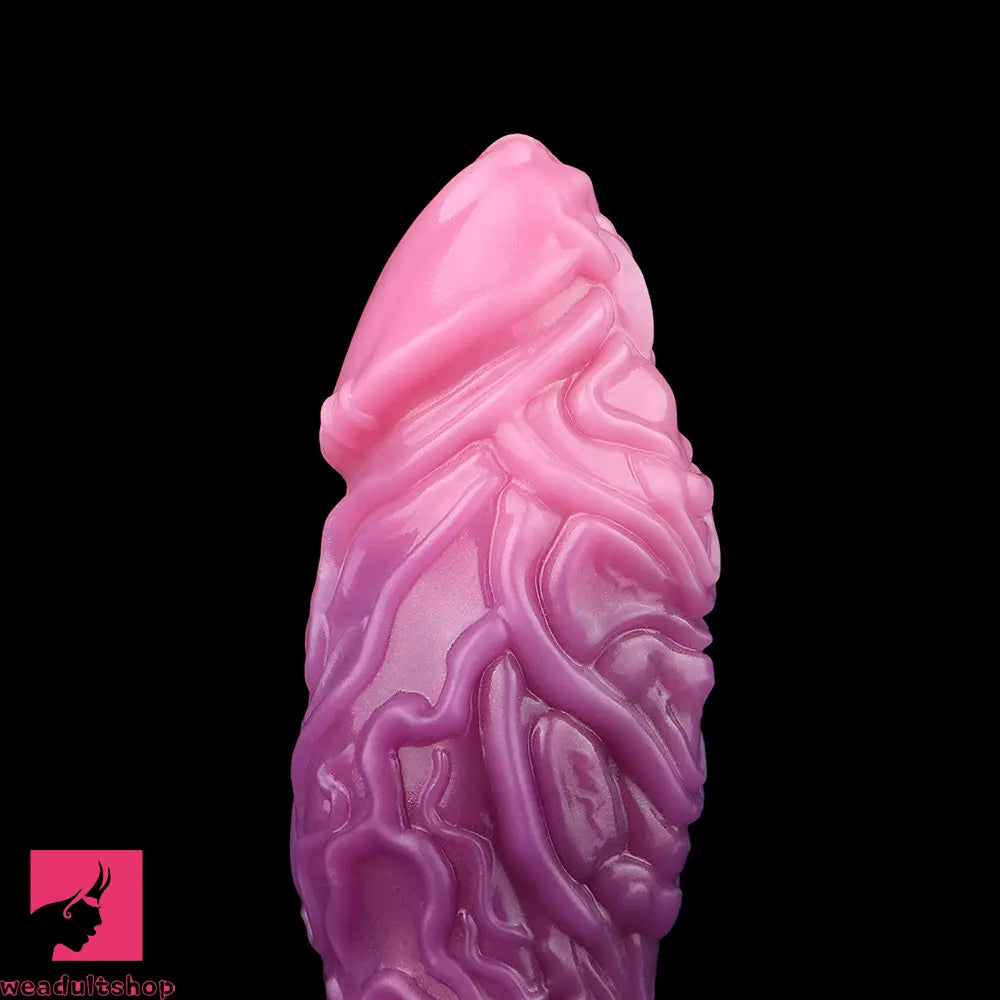 7.24in Fantasy Dog Knot Squeezing Inflatable Alien Penis Dildo For Sex