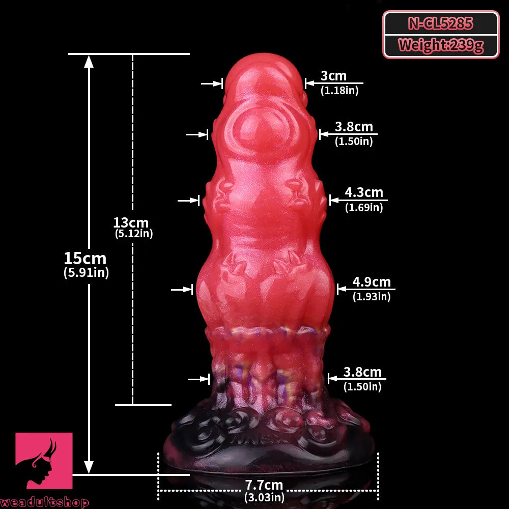5.91in Fantasy Odd Silicone Soft Monster Cock Dildo Intimate Pleasure Cock
