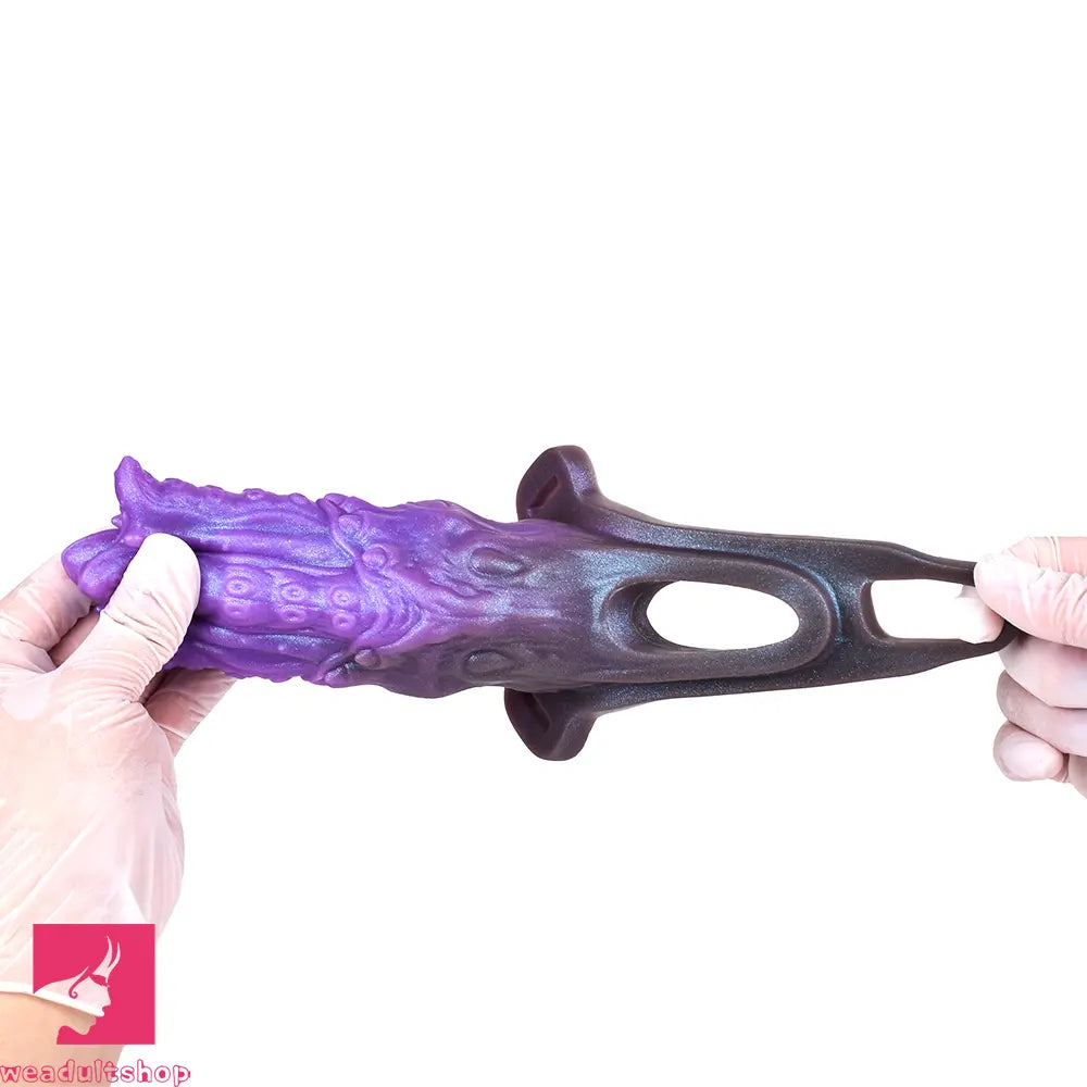 5.59in Dragon Beast Creature Silicone Flexible Fantasy Hollow Dildo Sleeve
