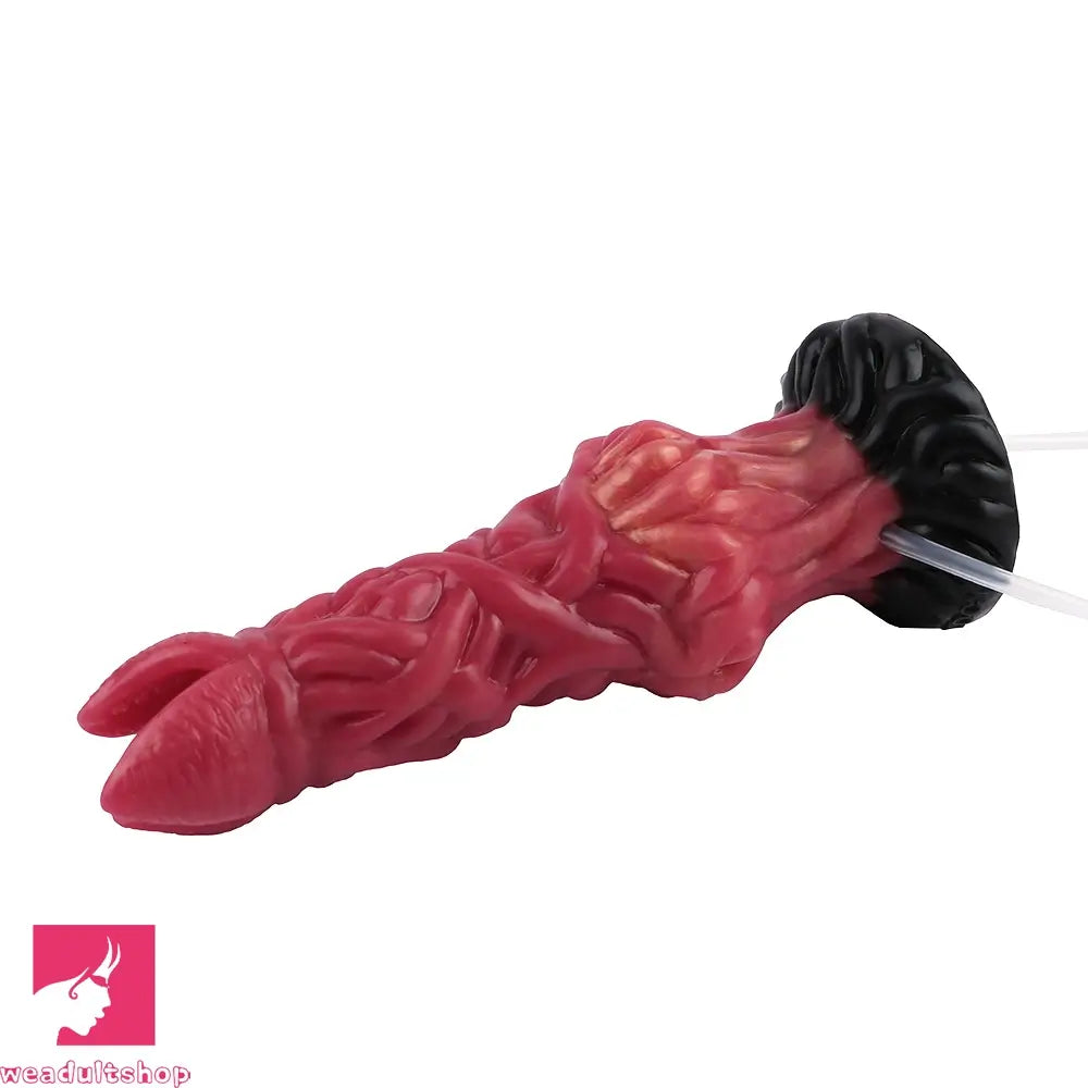 8.03in Ejaculating Inflatable Big Silicone Soft Fantasy Odd Creature Dildo