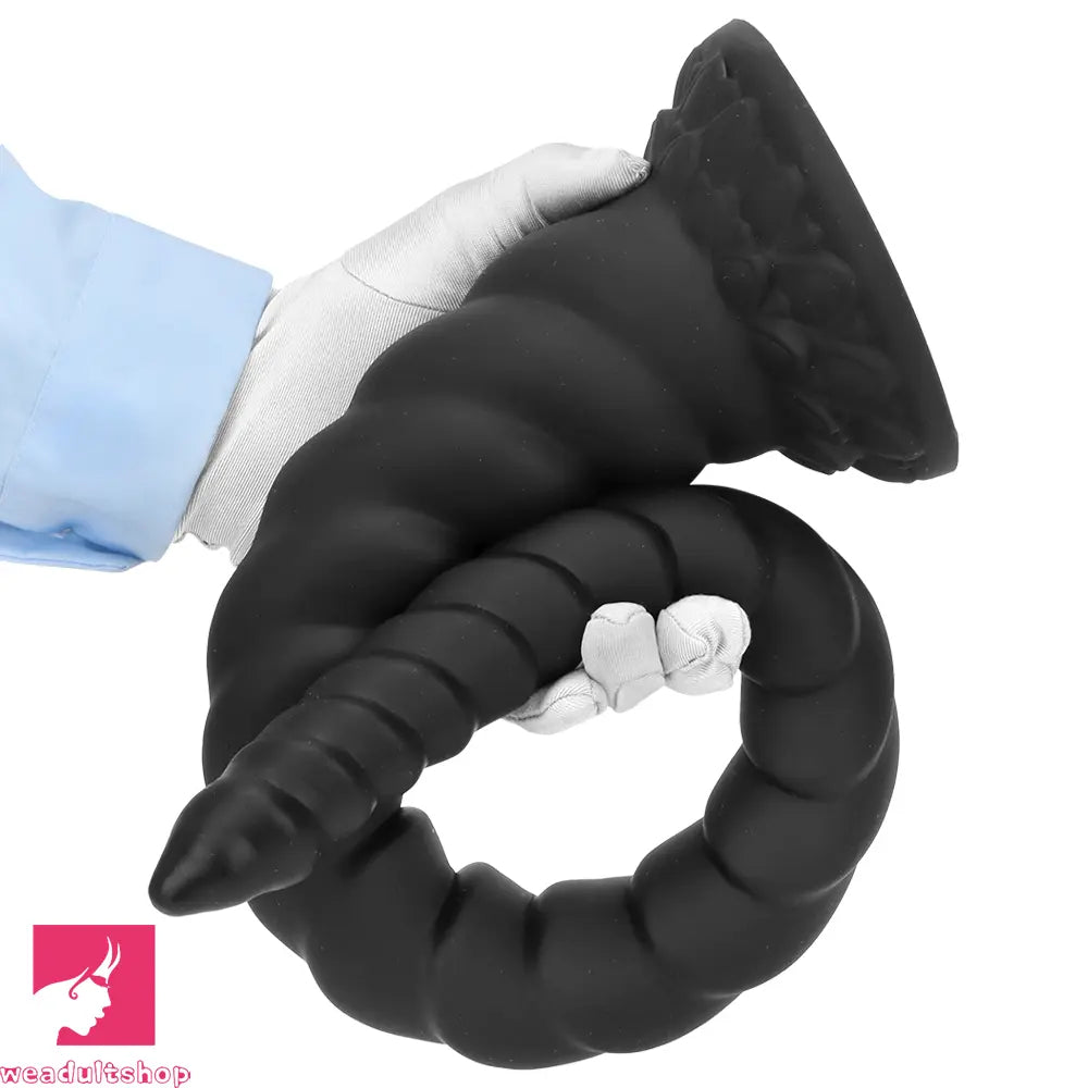 22.04in Liquid Silicone Super Long Texture Anal Plug Large Soft Sex Dildo