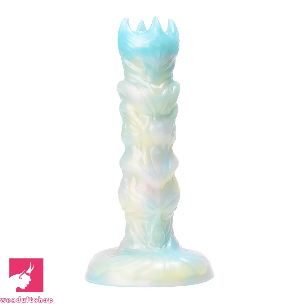 8.18in Soft Fleshy Texture Big Odd Ovipositor Egg Laying Inflatable Dildo