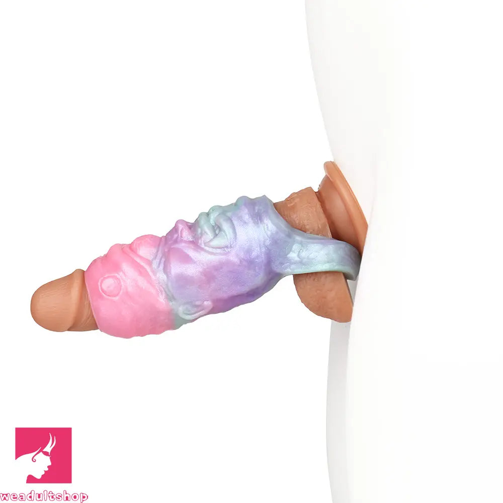 5.03in Velvet Pulse SHAZ-3019 Fantasy Hollow Dildo Sleeve Cock Extension