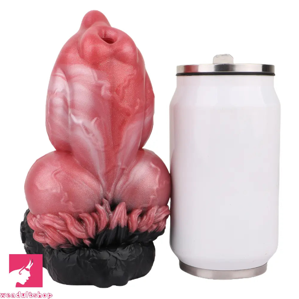 6.88in Dog Knot Dildo Male Masturbator Silicone Soft Fantasy Odd Penis