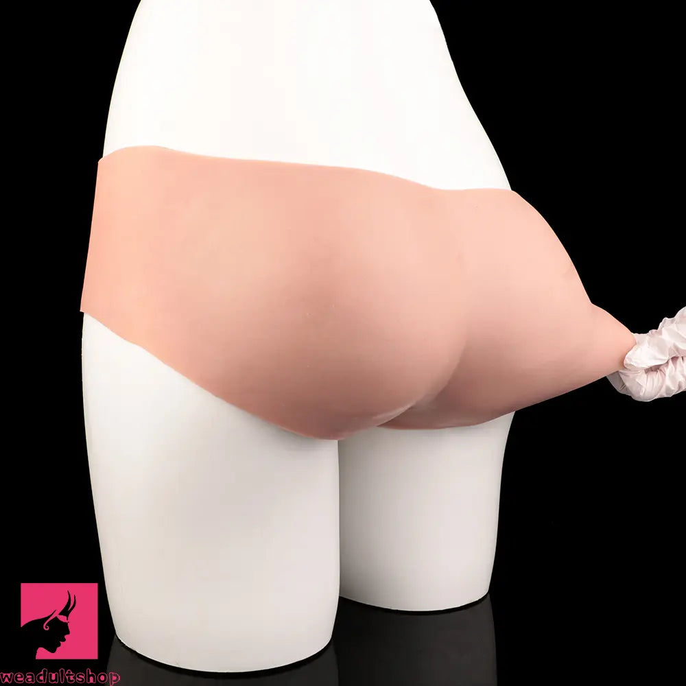 9.25in Hollow Penis Dildo Sleeve Silicone Soft Pants For Hands-Free Sex