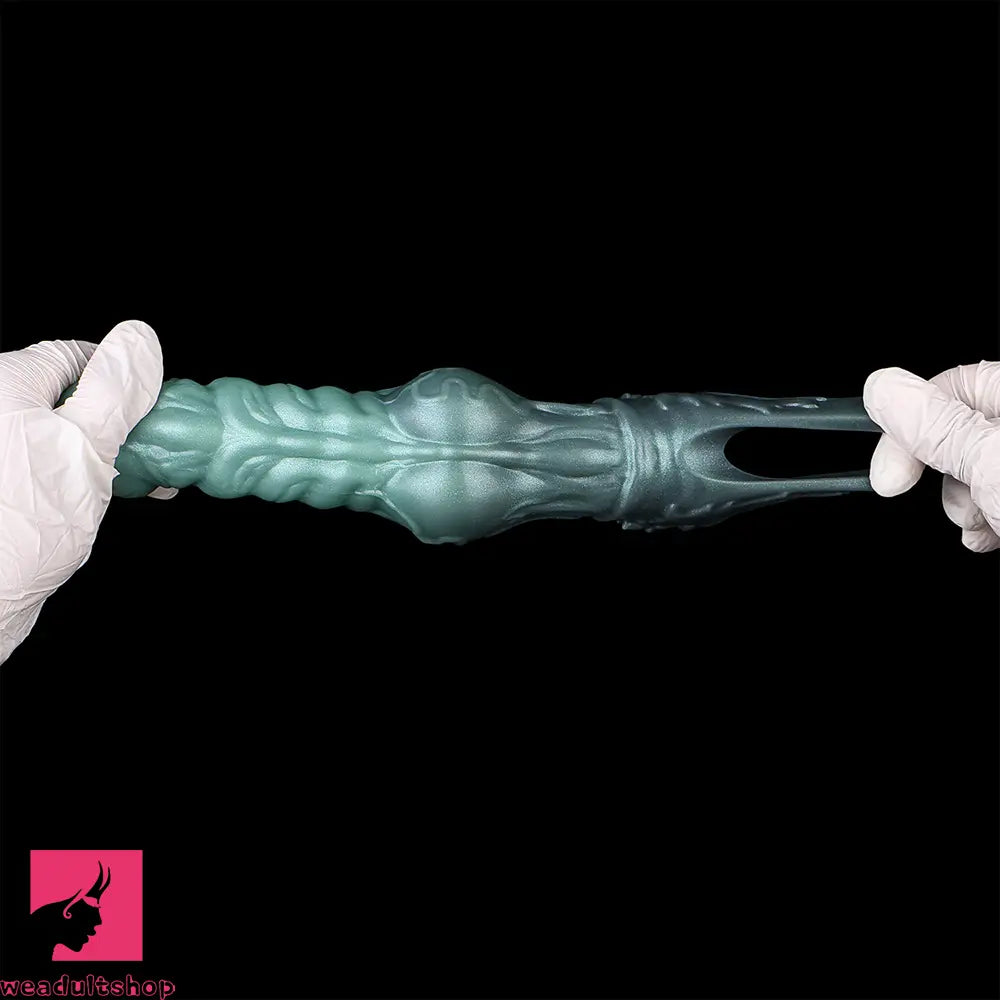 8.58in Wolf Animal Knot Hollow Penis Sleeve Dildo Cock Enlargement Sleeve