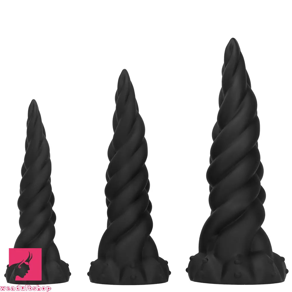 11.81in 13.77in 16.14in Extra Large Long Liquid Silicone Twist Soft Dildo