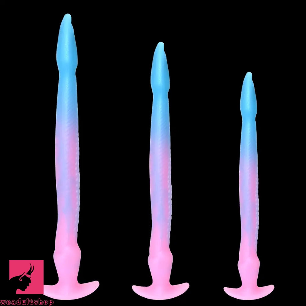 12.2in 15.94in 20.87in Snake Long Huge Animal Luminous Dildo For Prostate
