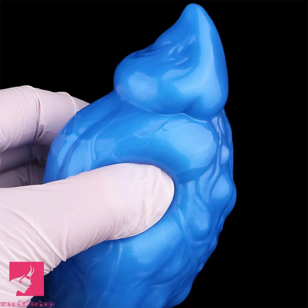 8.46in Animal Knot Double Density Silicone Soft Big Dildo For Pleasure
