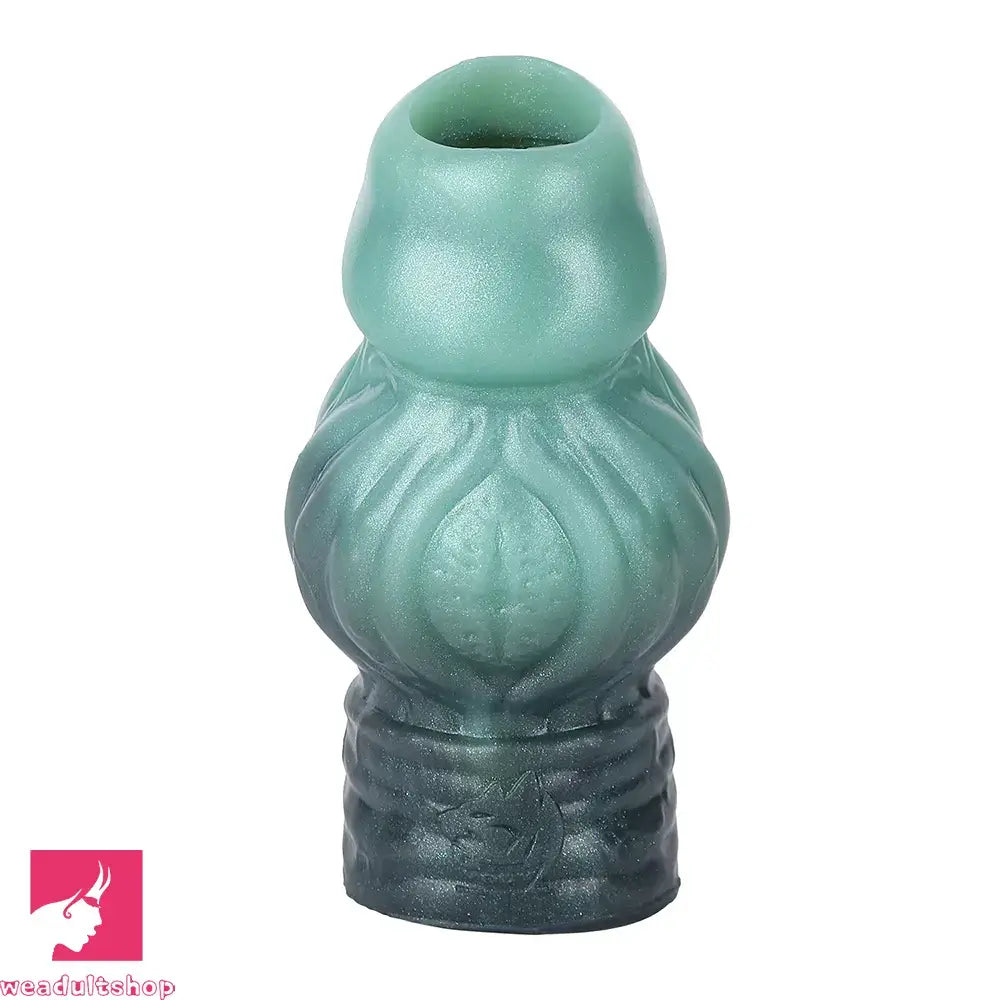 4.6in 5.62in 6.49in Silicone Knot Penis Dildo Sleeve For Women Men Couples