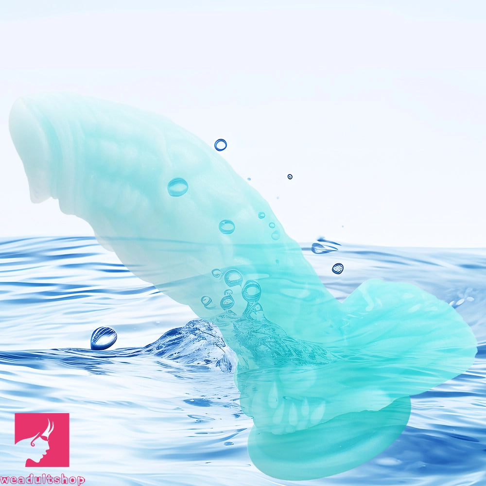 7.48in Dragon Silicone Soft Luminous Dildo Suction Cup Penis Sex Toy