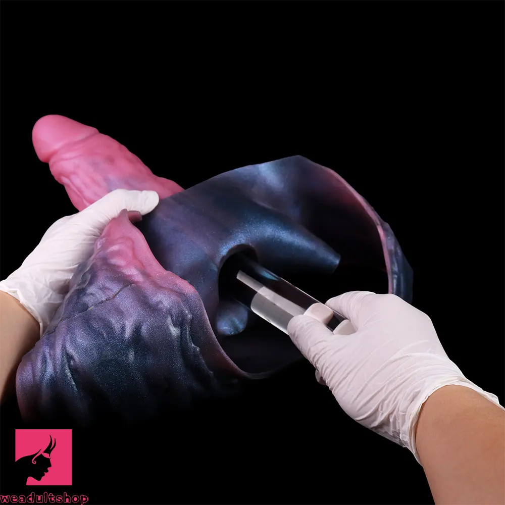 8.66in Fantasy Monster Creature Hollow Dildo Harness Pants Strap on Dildo