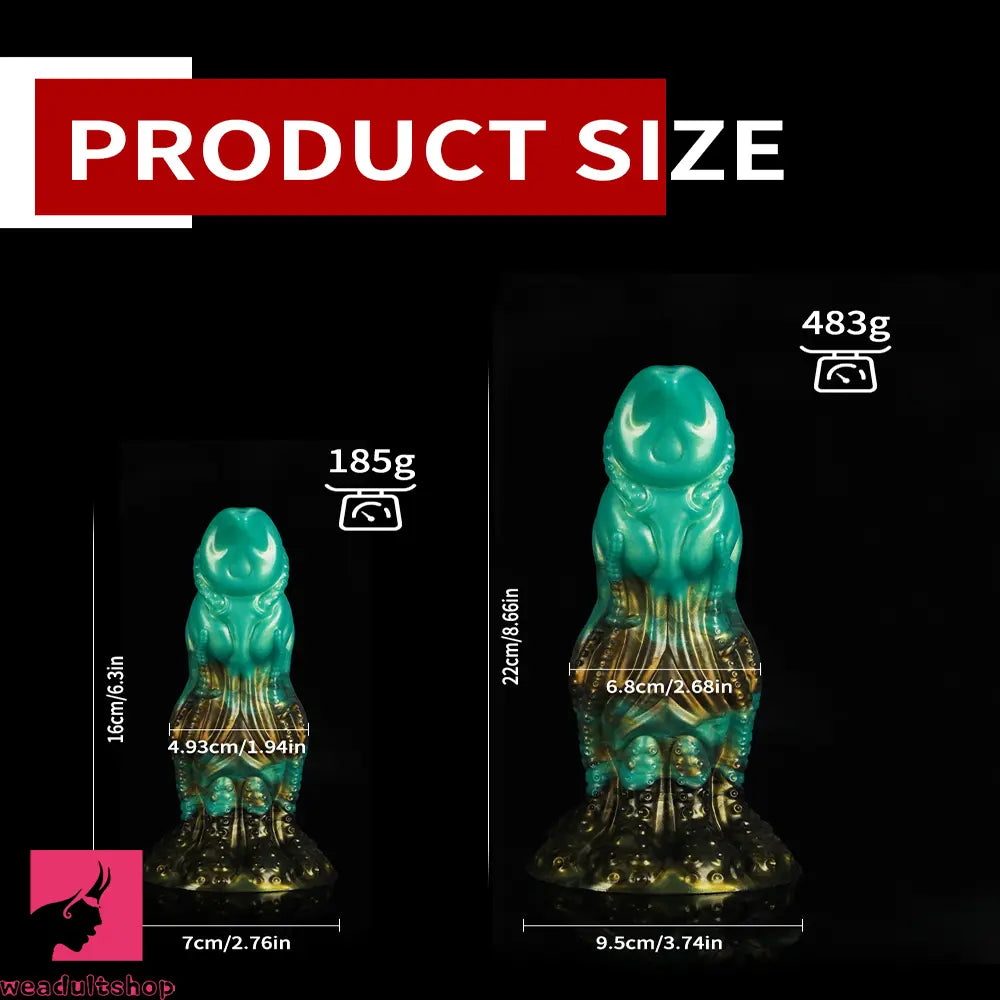 Realistic Monster Dog Animal Fantasy Knot Penis Soft Dildo Male Cock Toy