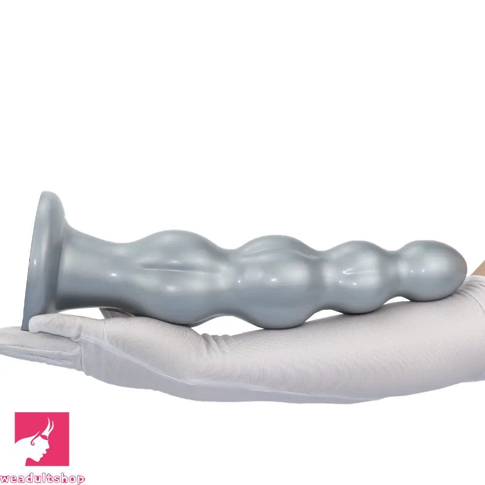 8.07in 11.61in 14.56in Muscle Anal Plug Dildo Soft Silicone Prostate Massager