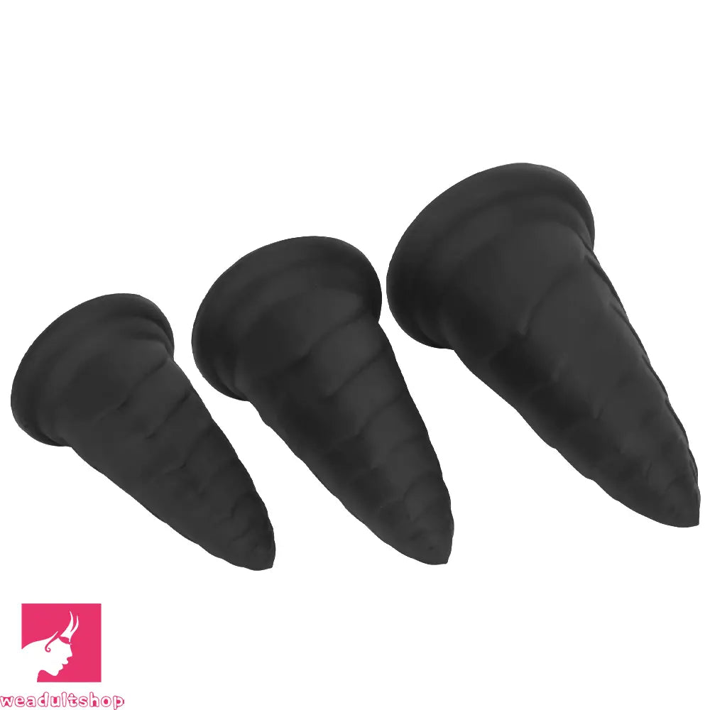 5.7in 7.08in 8.46in Bamboo Shoots Penis Anal Plug For Fisting Dildo Cock Toy