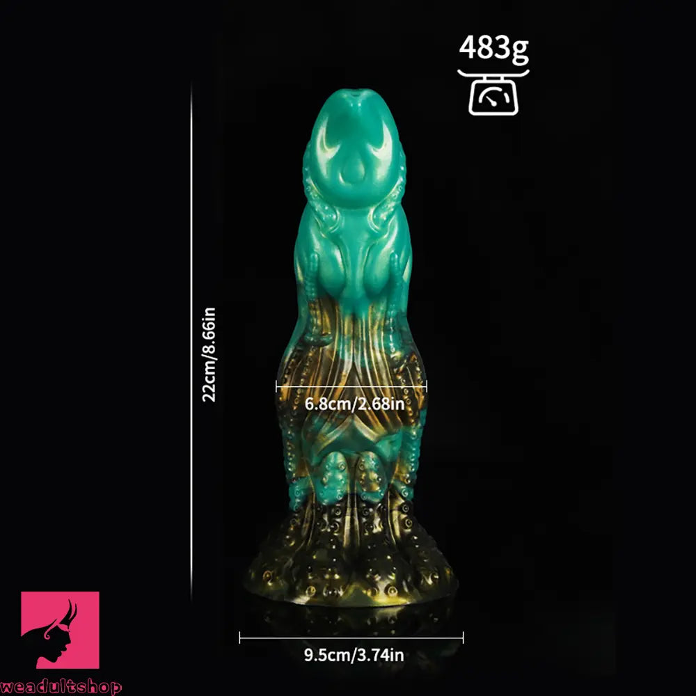 Realistic Monster Dog Animal Fantasy Knot Penis Soft Dildo Male Cock Toy