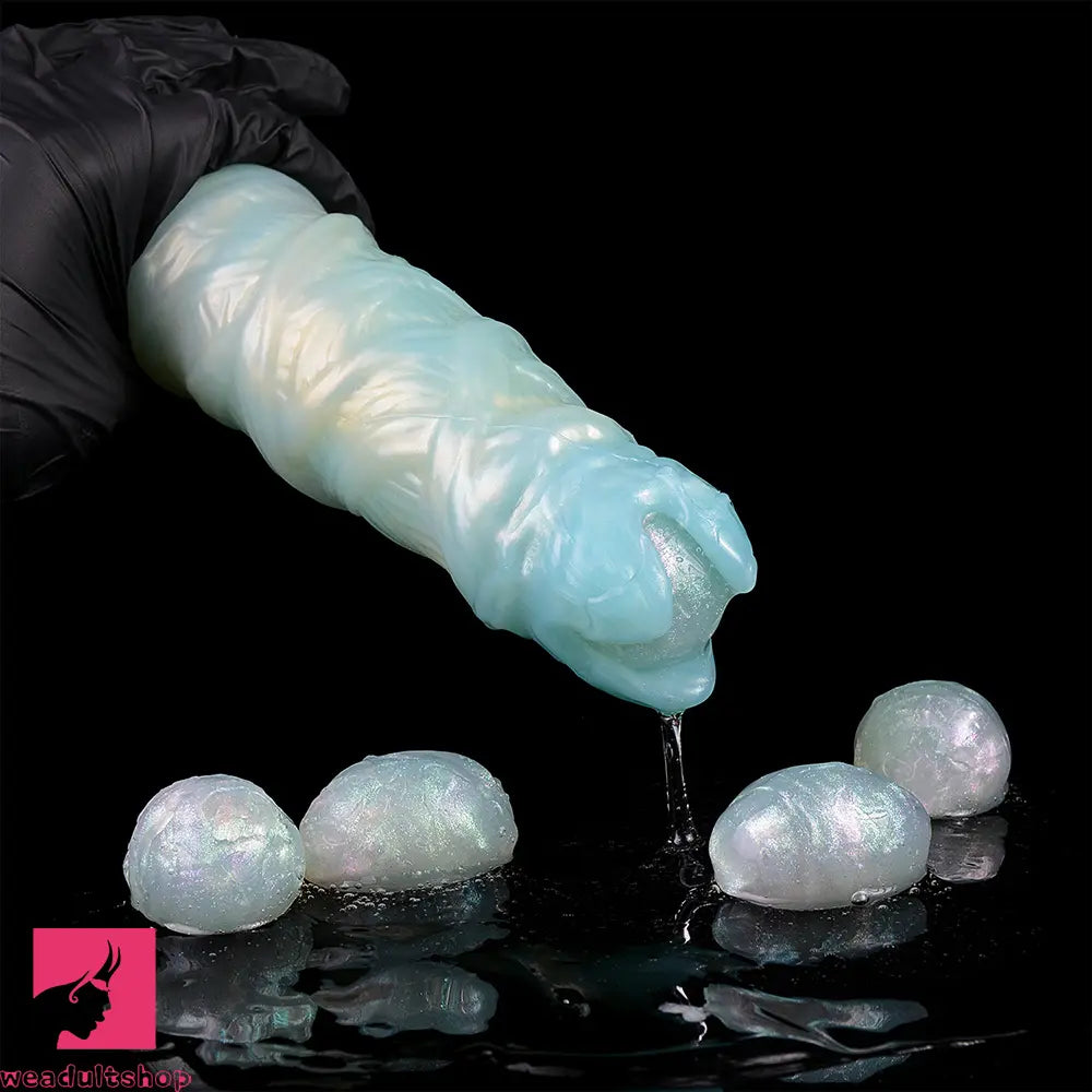 8.14in Ovipositor Egg Laying Inflatable Dildo For Cock Sex Performance