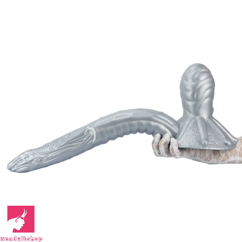 11.81in 17.7in Dual Ended Alien Anal Plug Soft Fantasy Dildo Anal Massage Dilator