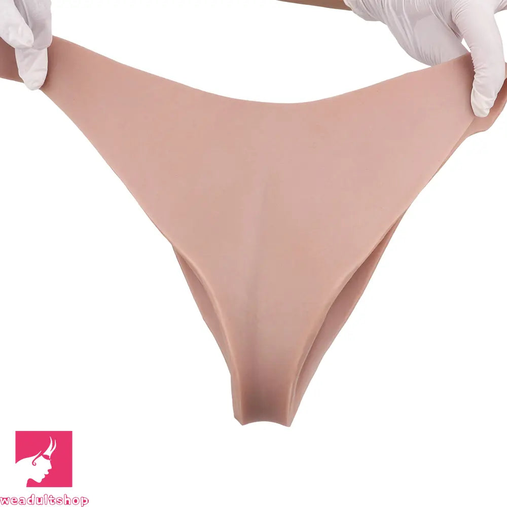 8.11in Realistic Feeling Skin Hollow Sleeve Cock Strap on Dildo Sex Toy