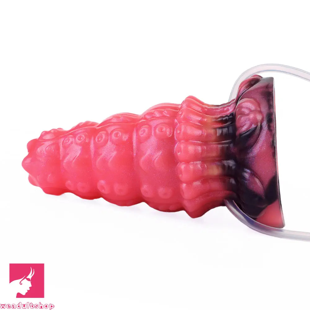 5.83in Fantasy Odd Silicone Soft Inflatable Spraying Water Dildo Butt Plug