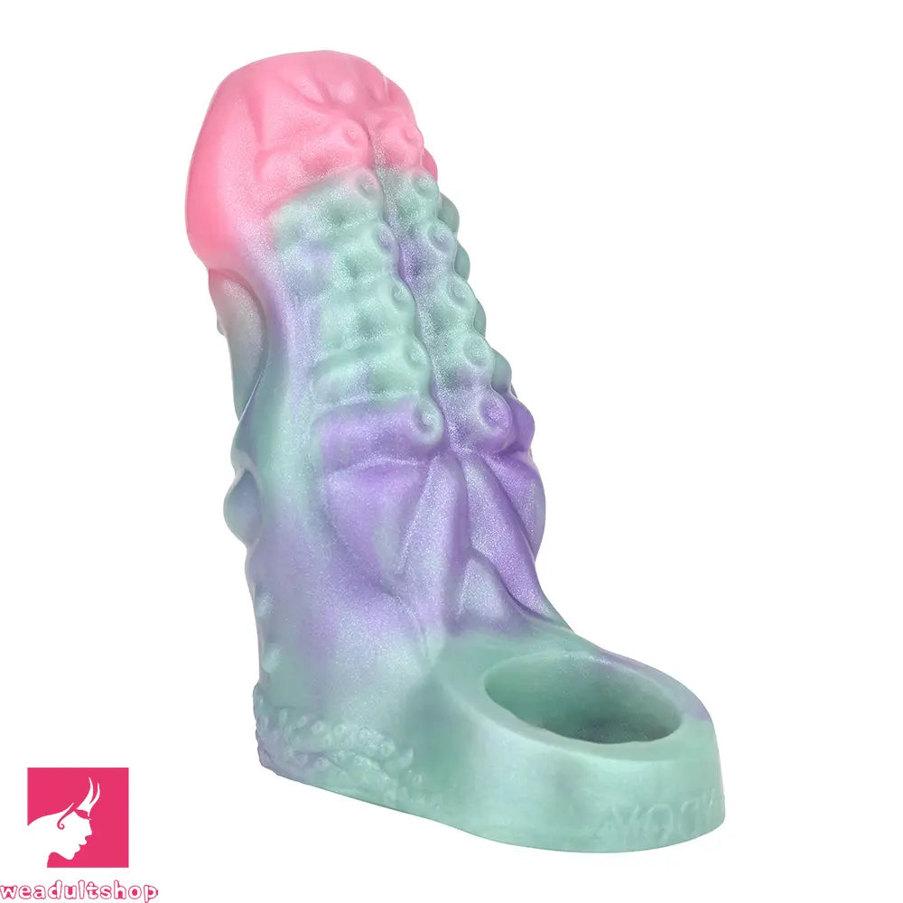 4.44in 4.92in Tendril Geist Odd Hollow Dildo Sleeve For Cock Extension