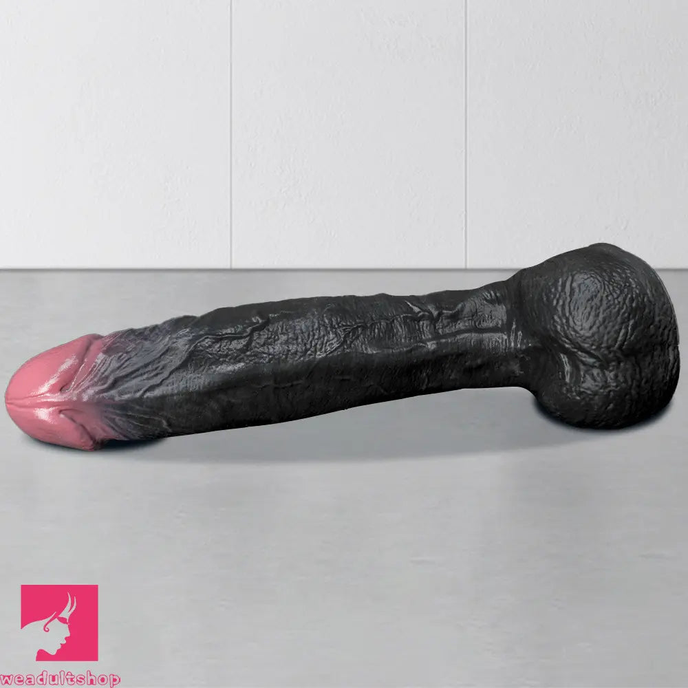 7.87in 10.03in 11.88in Dual Density Silicone Lifelike Big Dildo Love Dilator