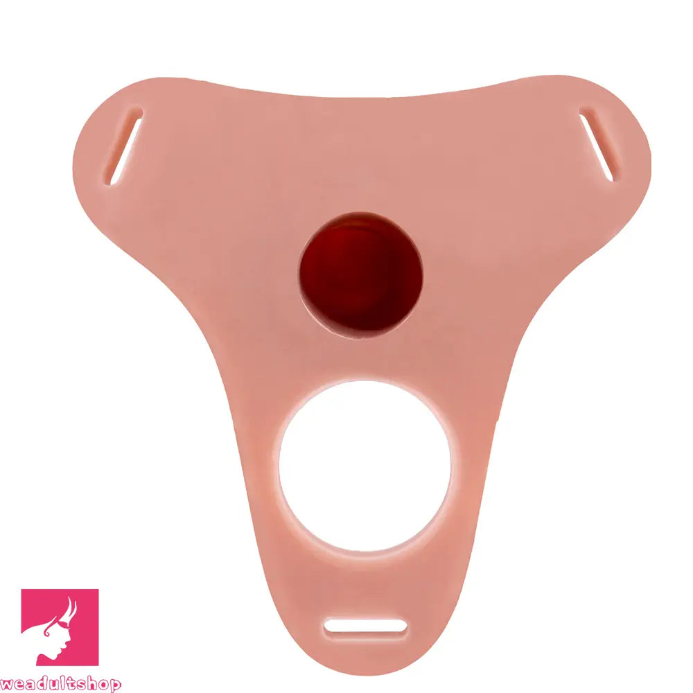 5.78in Strap on Realistic Hollow Silicone Cock Cage Dildo For Chastity Dildo