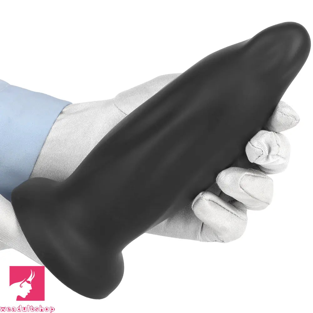 7.67in Liquid Silicone Thick Soft Dolphin Animal Dildo For Cock Orgasm