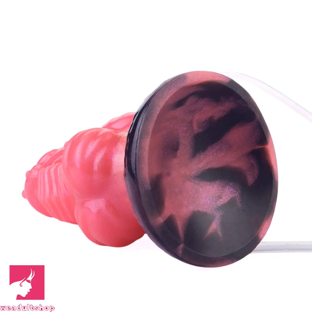 5.71in Fantasy Knot Spiked Silicone Soft Inflatable Spraying Water Real Dildo