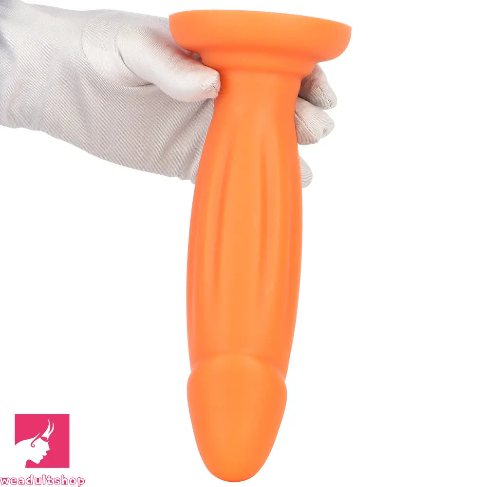 8.85in Eggless Female Masturbator Silicone Soft Dildo For Women Couples