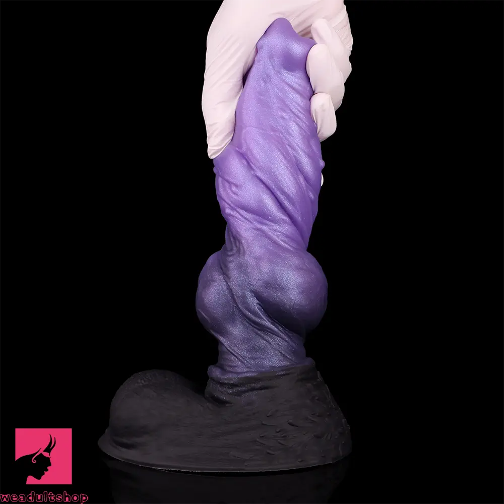 9.76in Monster Silicone Knot Ultra Soft Dildo For Couple G Spot Stimulator