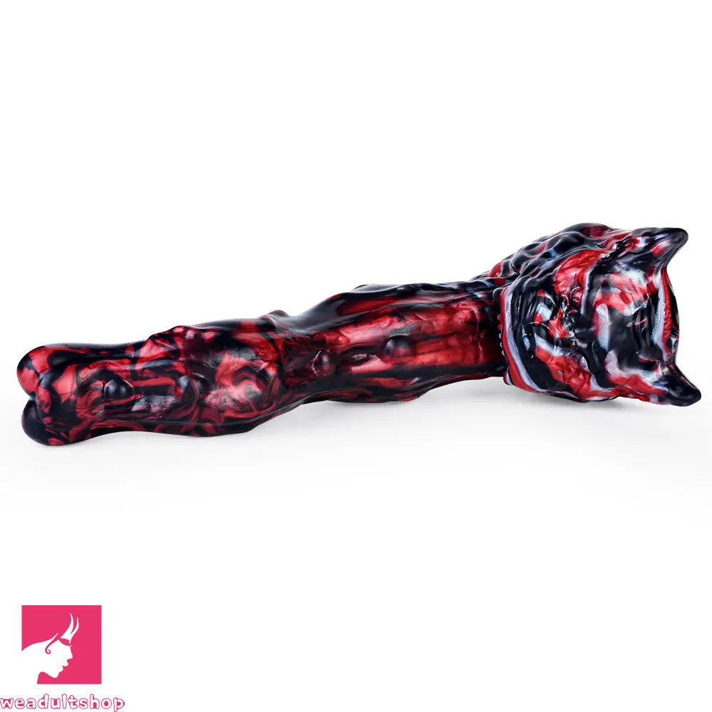 5.51in 7.56in 9.84in 12.6in 17.72in Monster Silicone Creature Penis Dildo