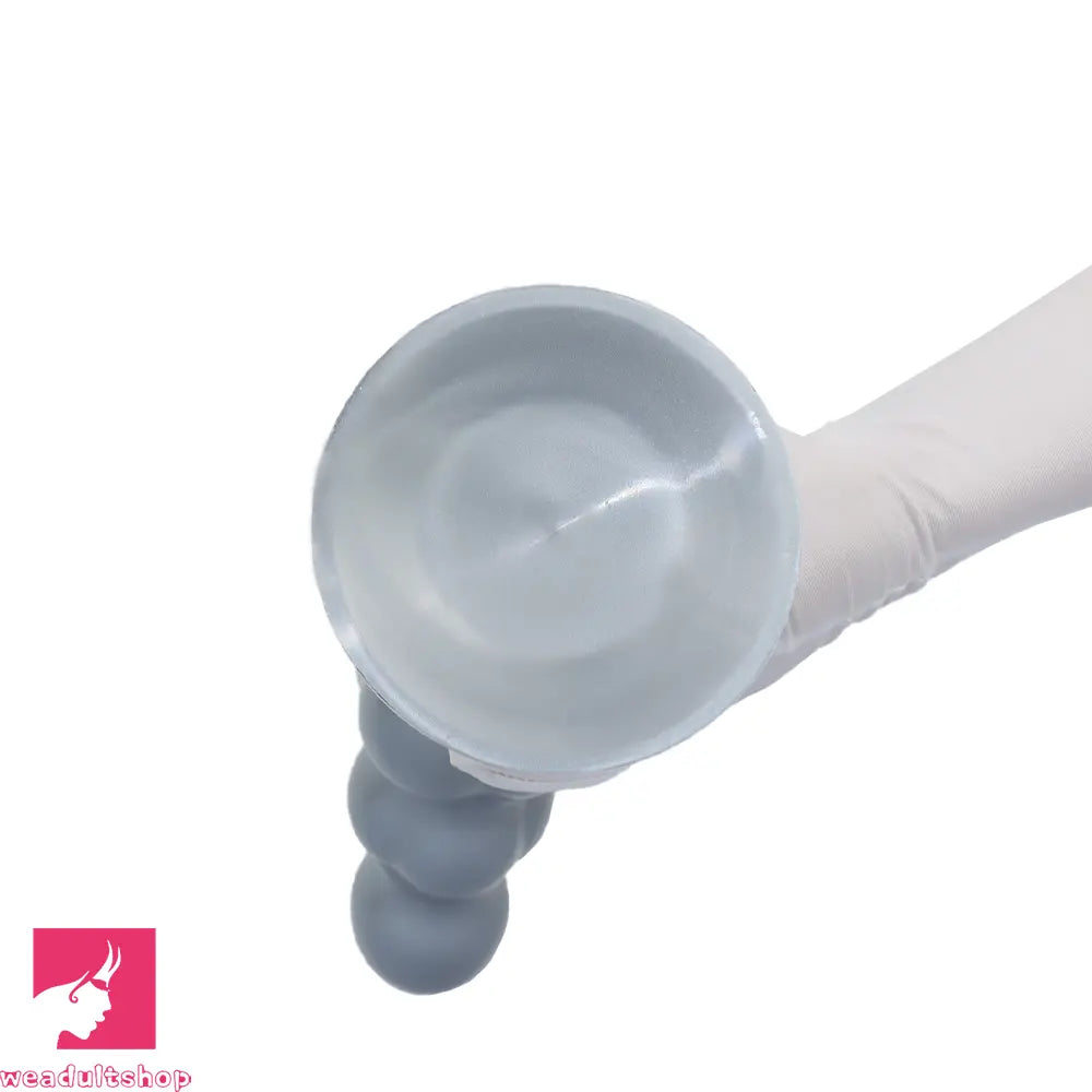 8.07in 11.61in 14.56in Muscle Anal Plug Dildo Soft Silicone Prostate Massager