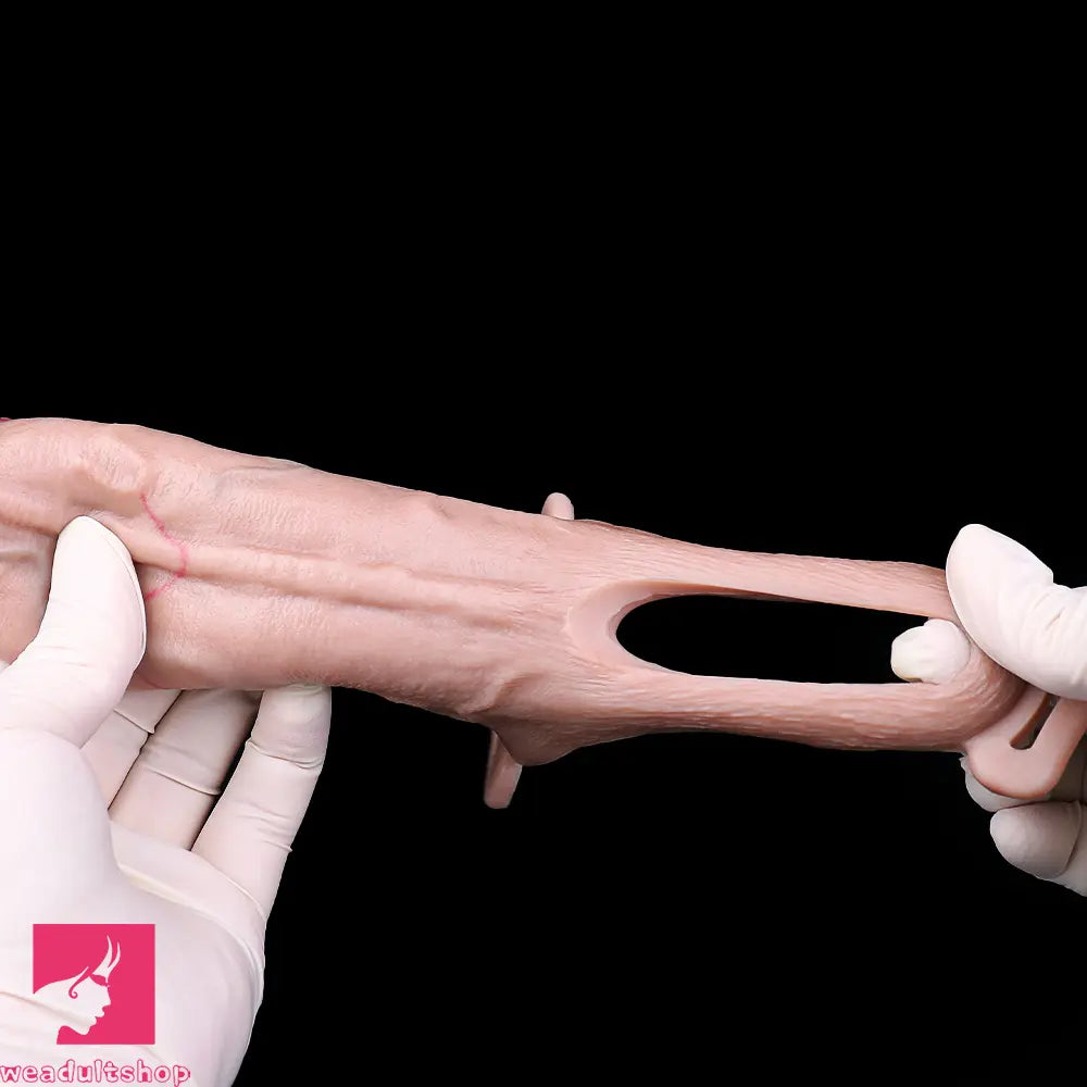 6.49in Strap on Penis Extender Cock Sleeve Dildo For Cock Supplies Sex