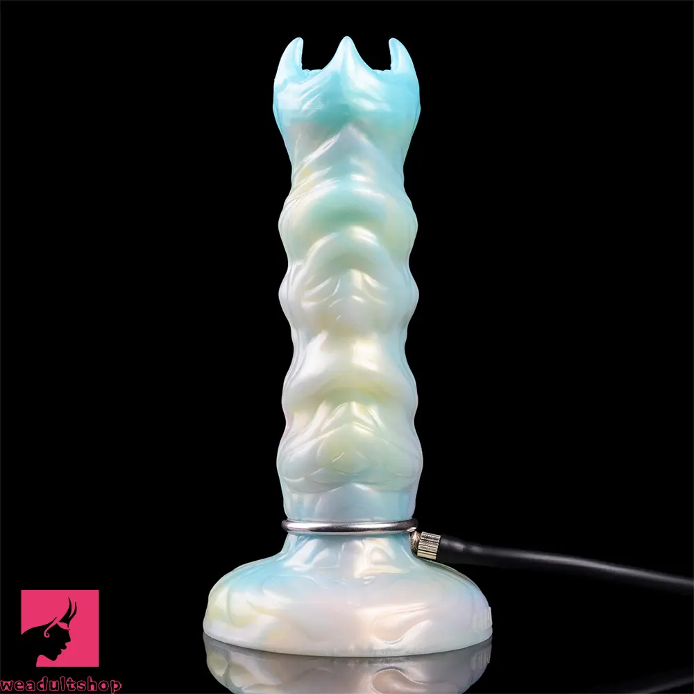 8.18in Soft Fleshy Texture Big Odd Ovipositor Egg Laying Inflatable Dildo