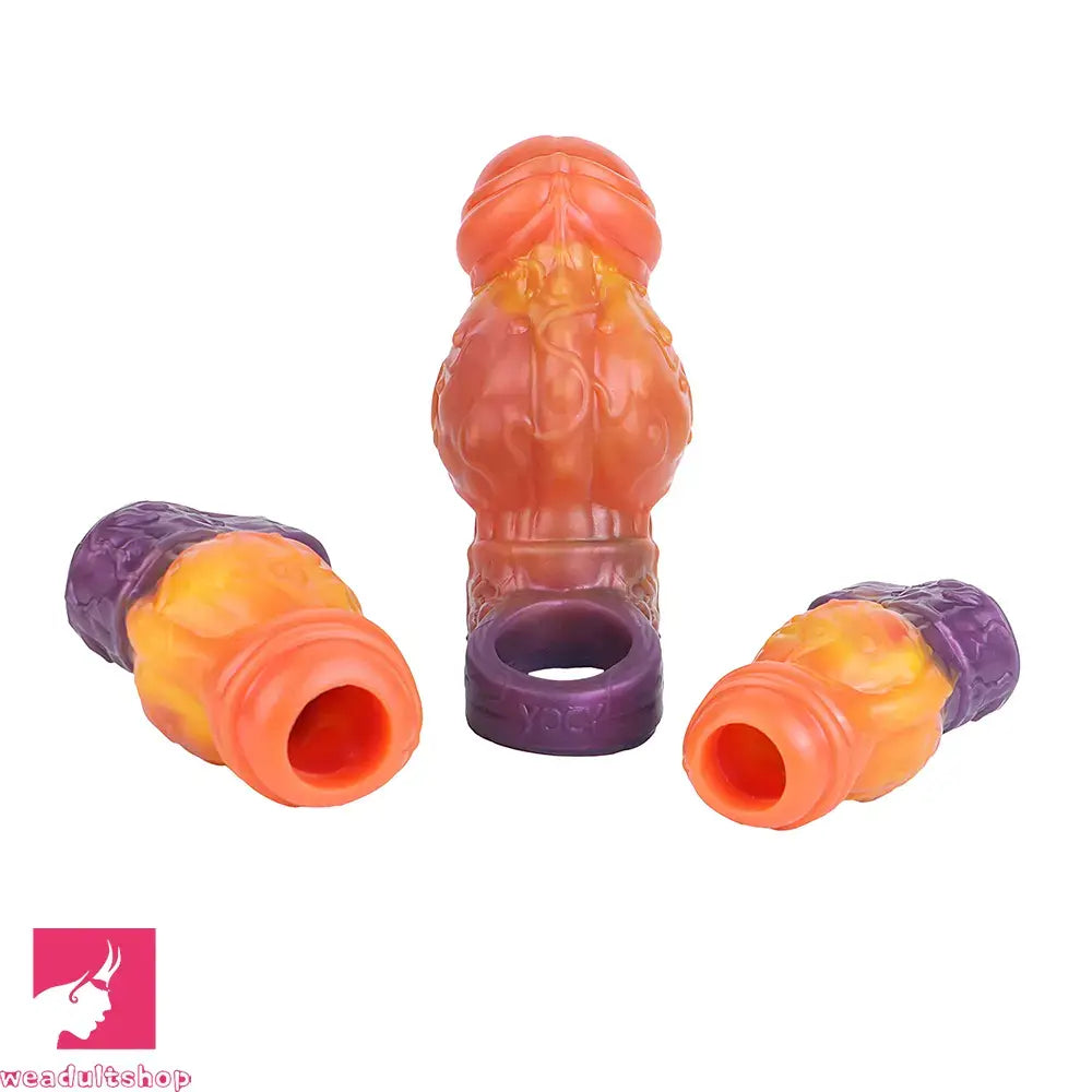 4.4in 5.27in 6.25in Dog Knot Monster Dildo Sleeve For Adult Love Toy