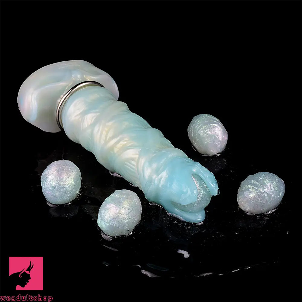 8.14in Ovipositor Egg Laying Inflatable Dildo For Cock Sex Performance