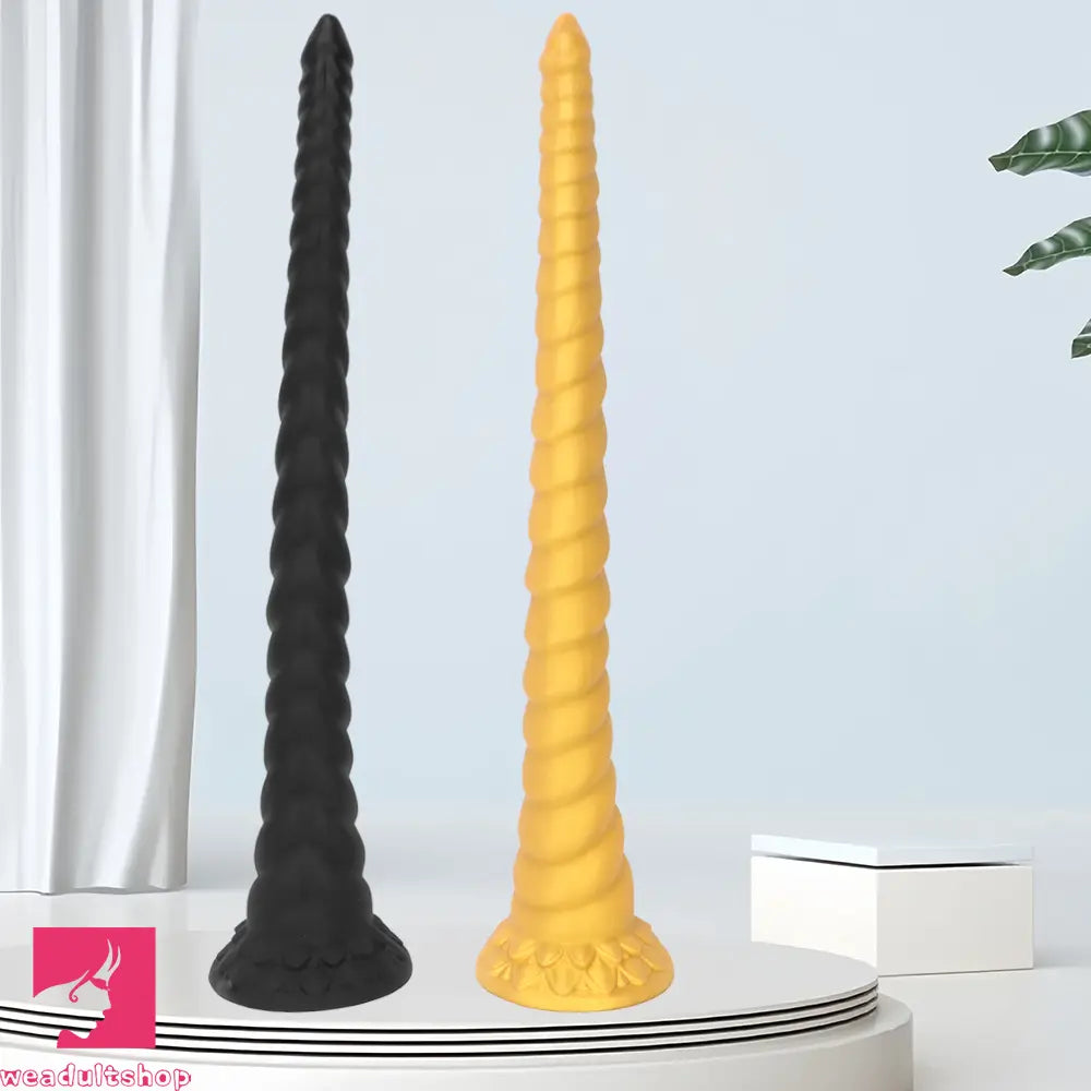 22.04in Liquid Silicone Super Long Texture Anal Plug Large Soft Sex Dildo