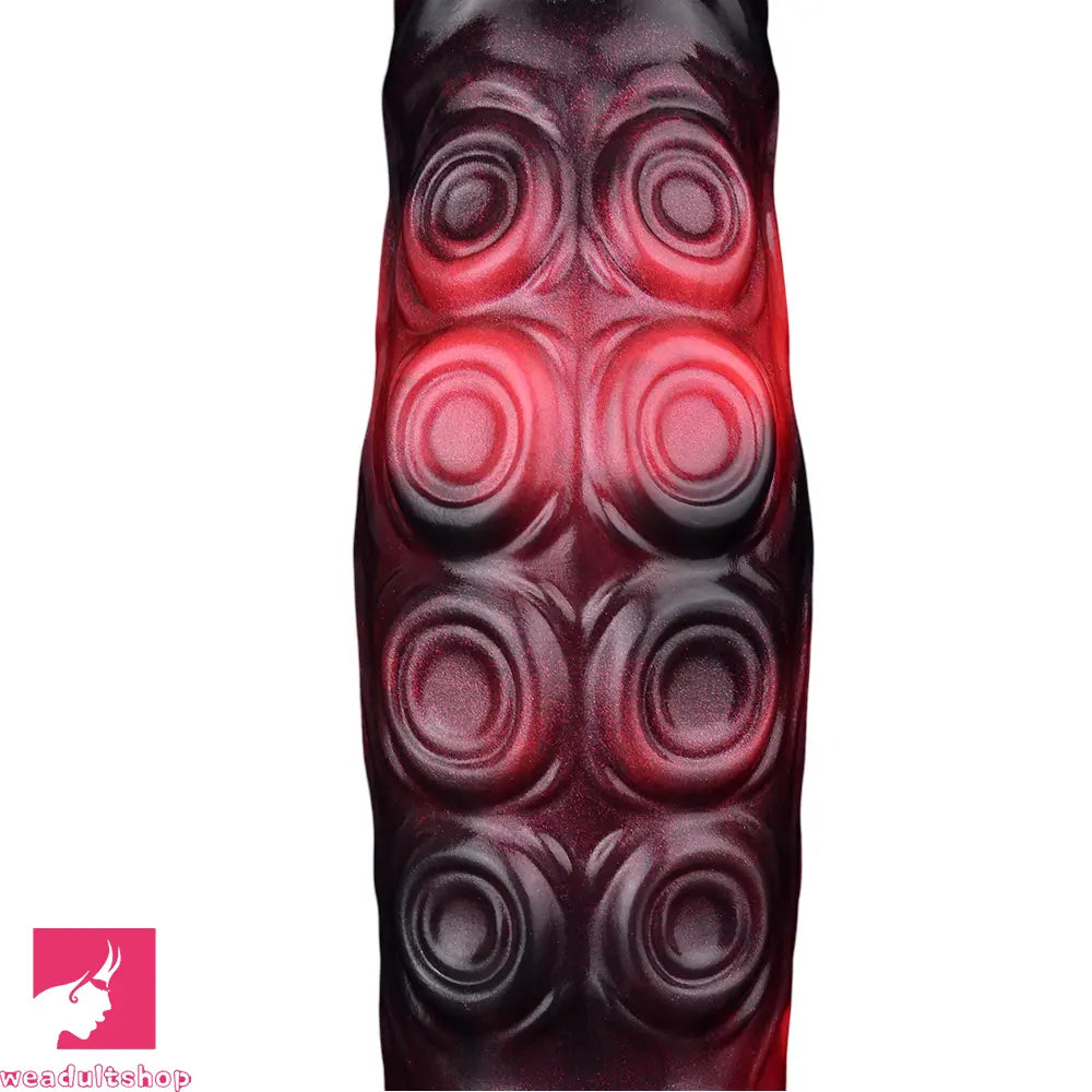 5.98in 7.09in Silicone Tentacle Sleeve Knot Vibrating Hollow Female Dildo