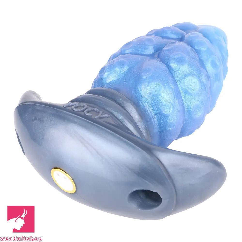 2.91in-9.05in Octopus Vibrating Anchor Dildo Anal Plug Wearable Mouth Gag