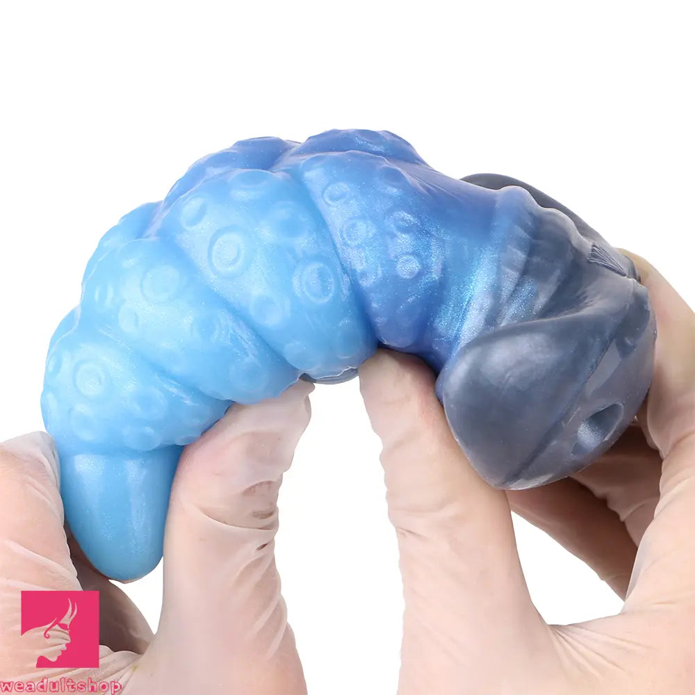 2.91in-9.05in Octopus Vibrating Anchor Dildo Anal Plug Wearable Mouth Gag