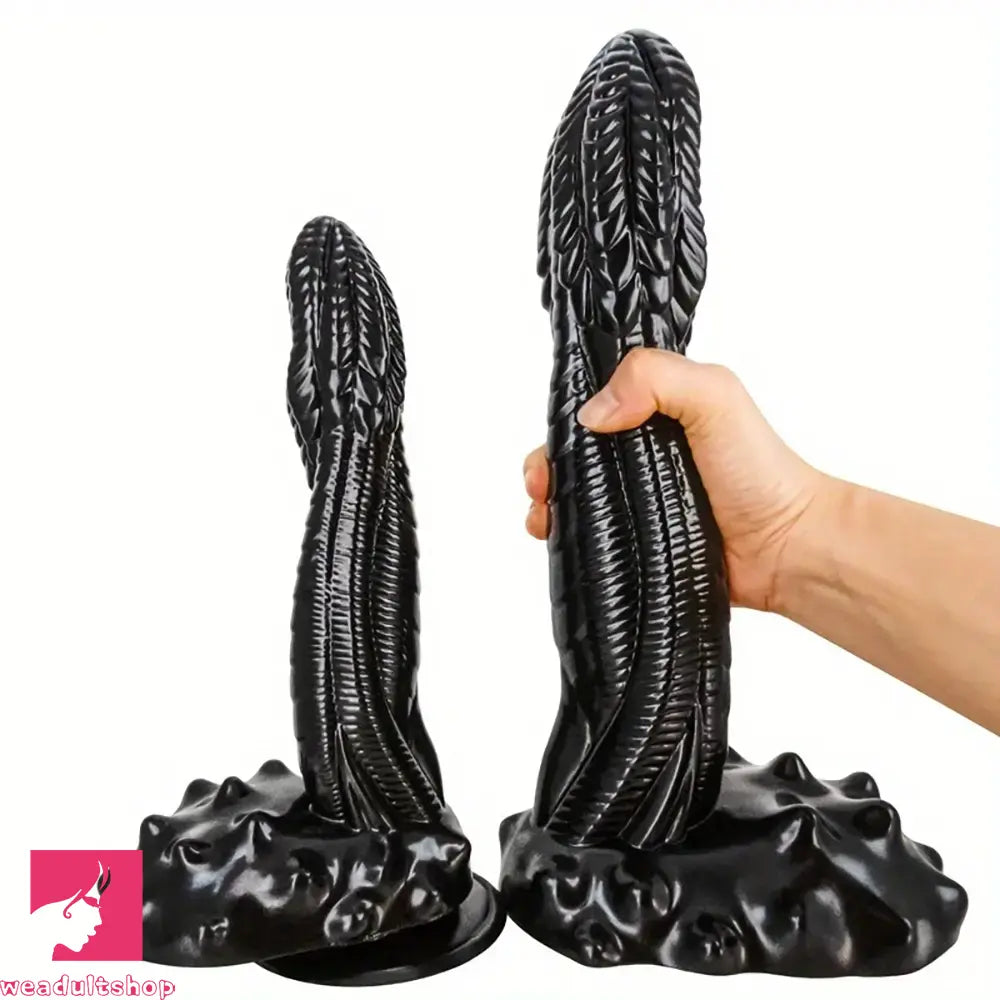 10.2in 12.4in Giant Pointed Penis Beast Animal Fantasy PVC Scales Dildo