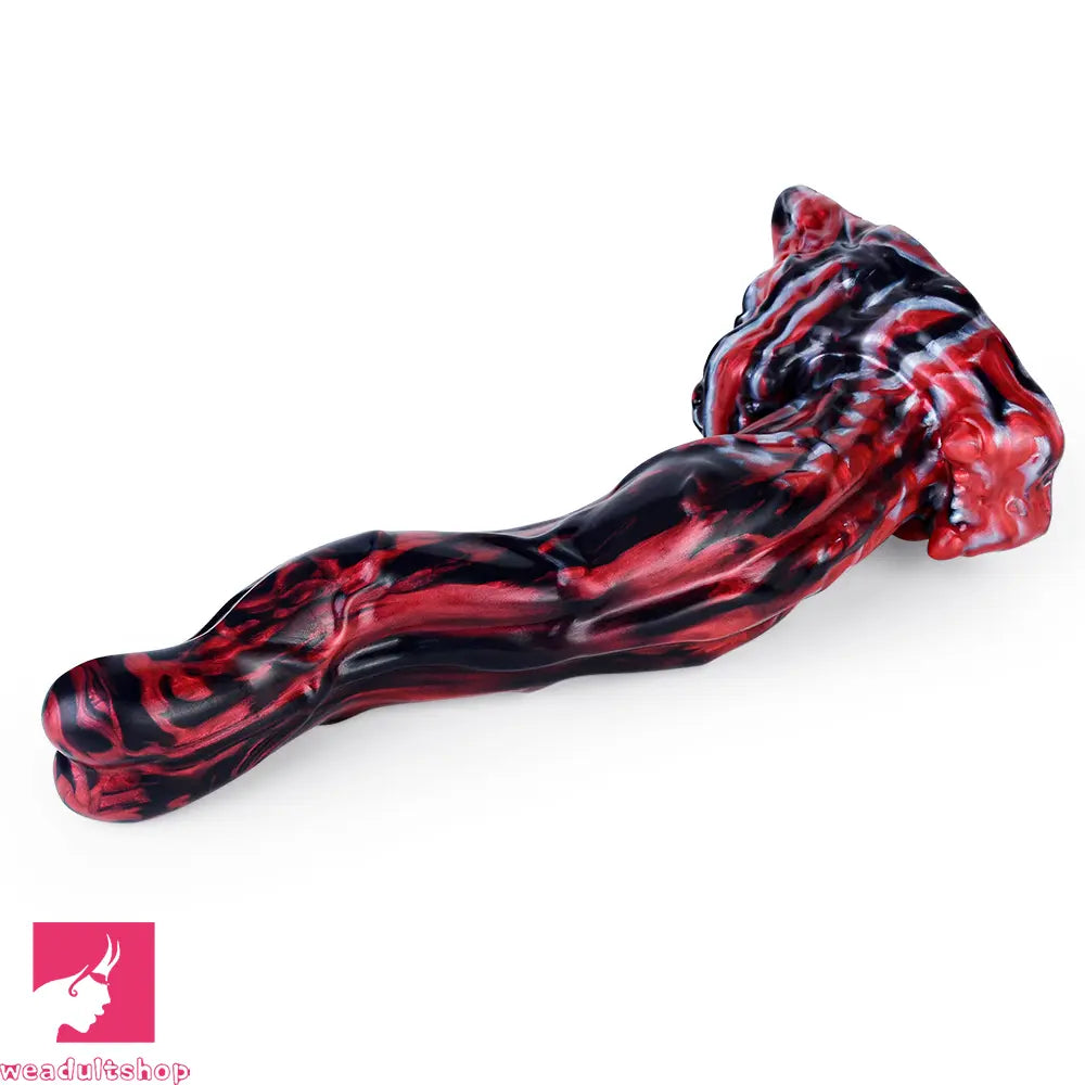 5.51in 7.56in 9.84in 12.6in 17.72in Monster Silicone Creature Penis Dildo