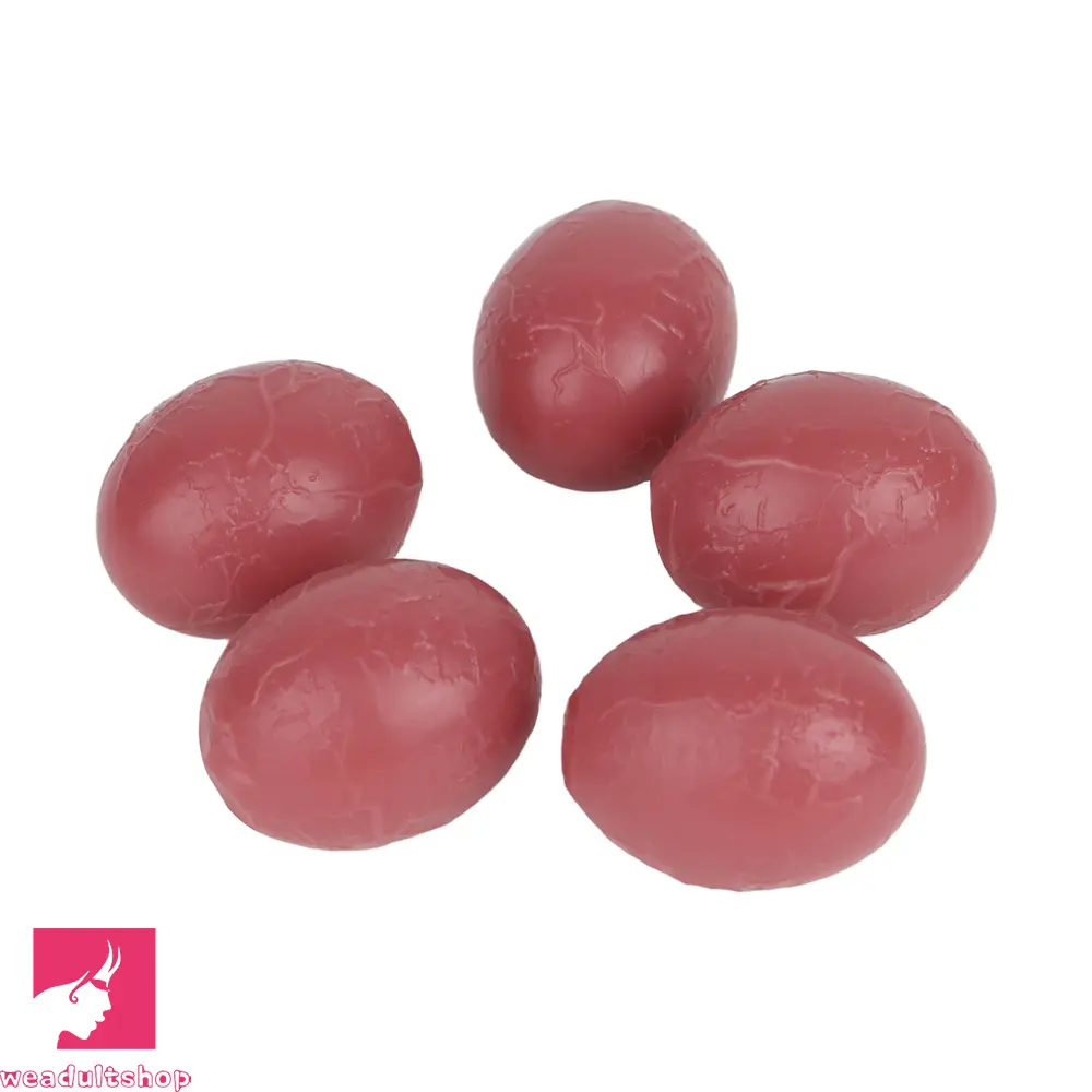 8.74in Silicone Odd Soft Big Egg Laying Dildo For Anal Sex Love Cock