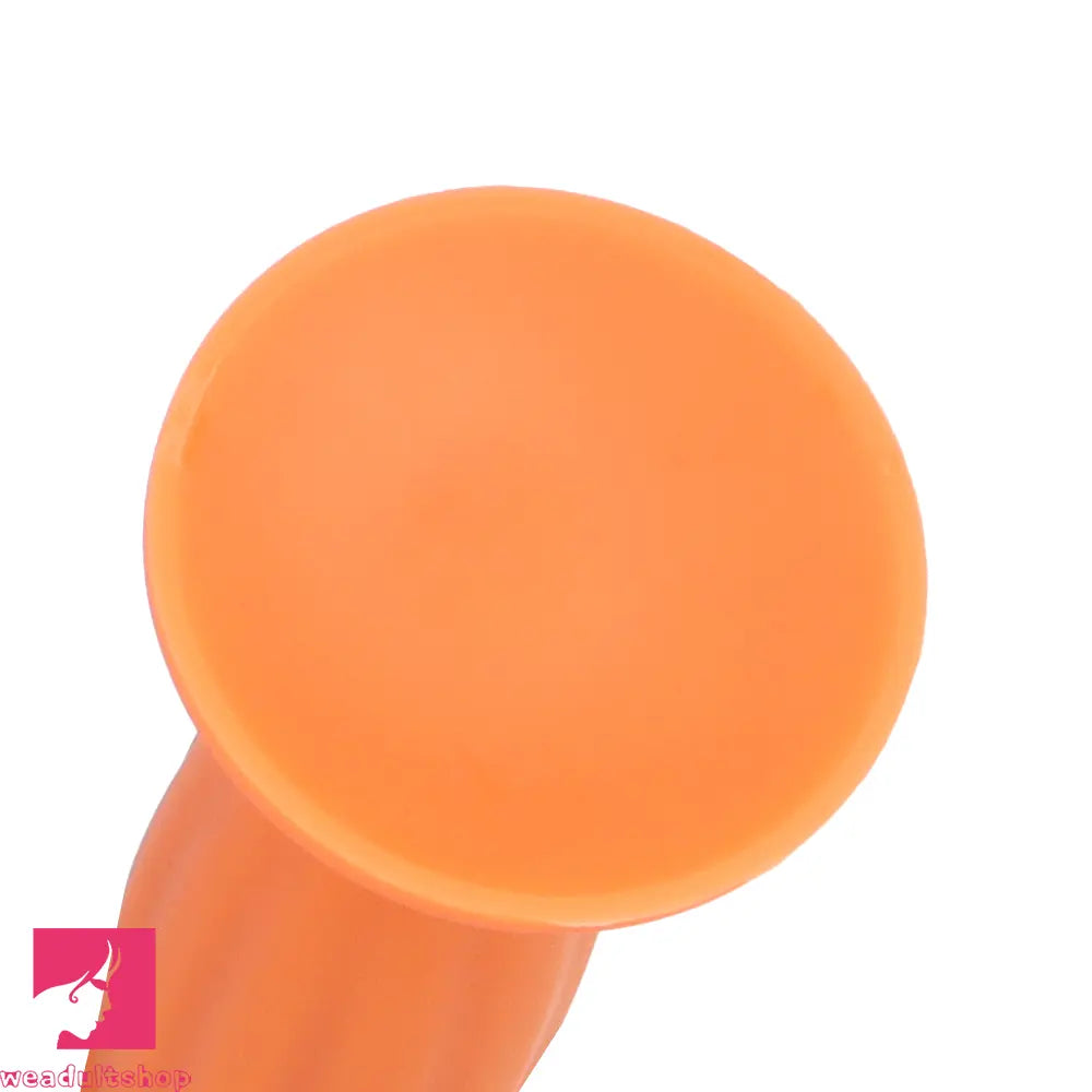 8.85in Eggless Female Masturbator Silicone Soft Dildo For Women Couples
