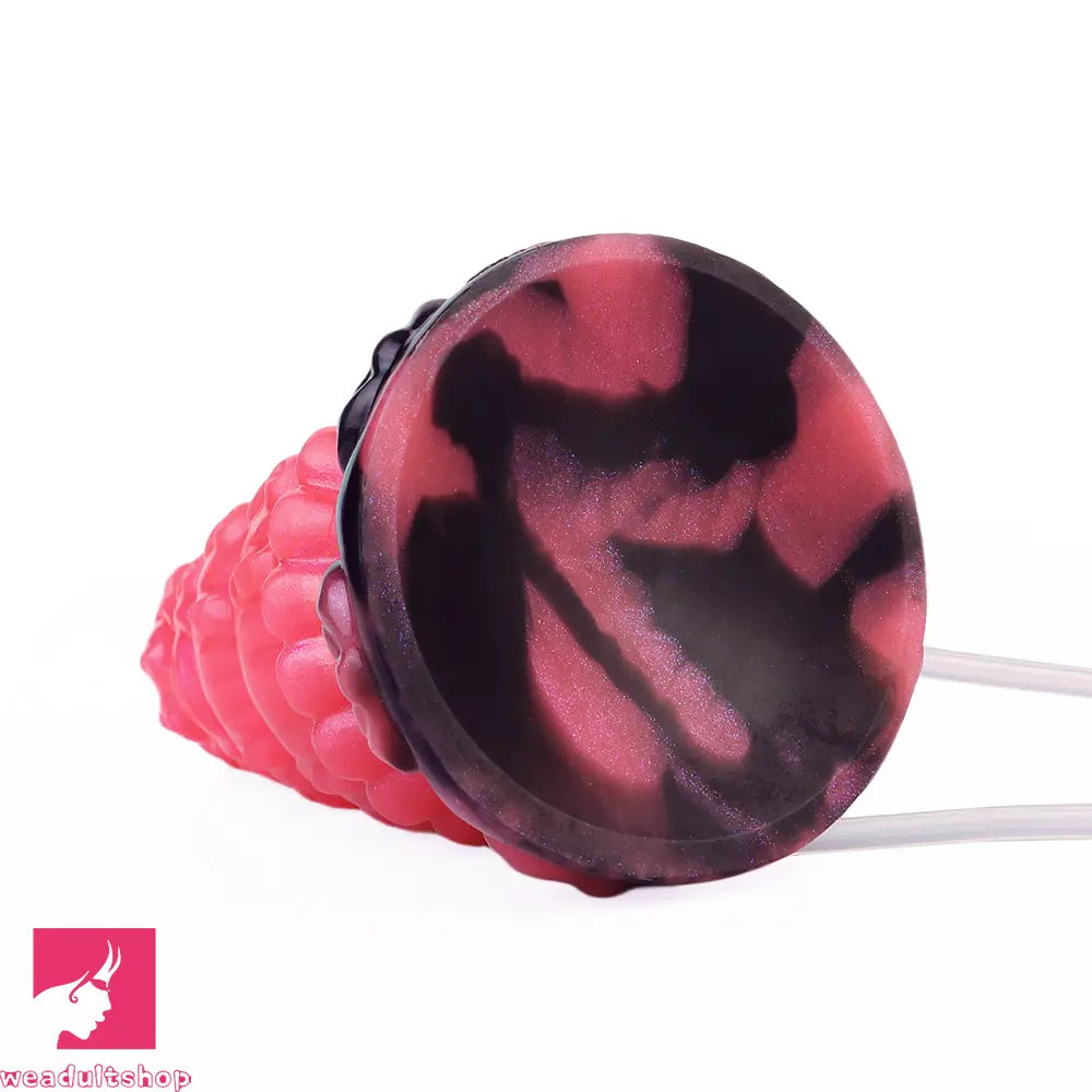 5.83in Fantasy Odd Silicone Soft Inflatable Spraying Water Dildo Butt Plug