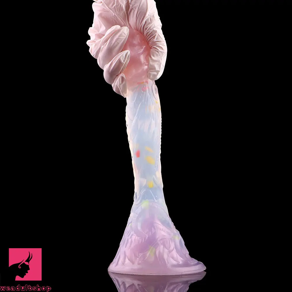 4.72in 5.9in 7.08in 8.66in Silicone Fantasy Soft Women Dildo With Key Chain