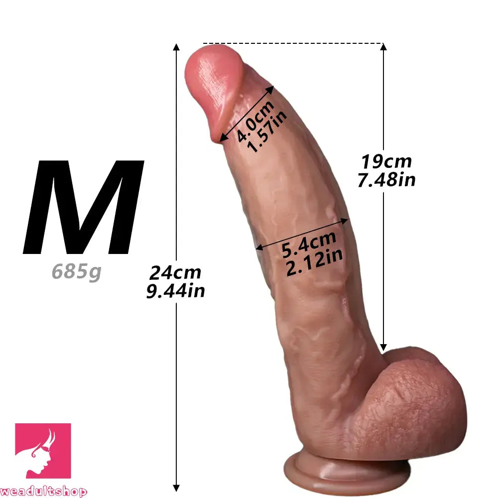 8.07in 9.44in 11.02in Strap on Lifelike Dildo Manual Penis Male Cock Toy
